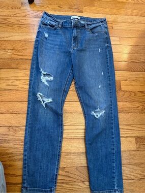 Studio Blue Distressed Skinny Jeans